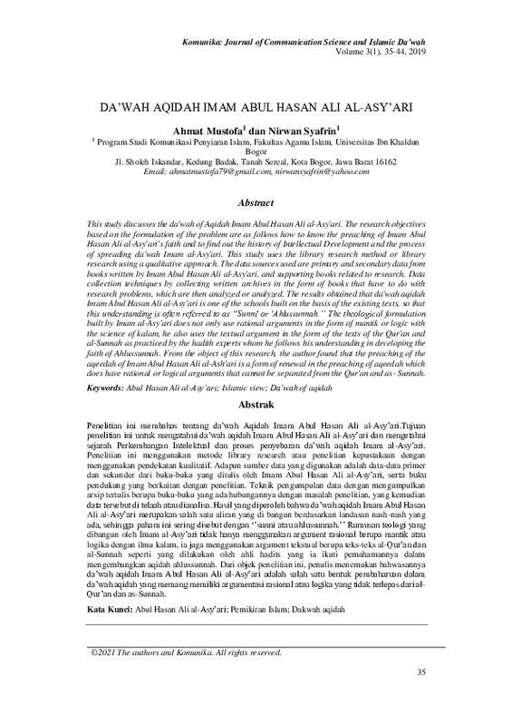 Da'wah Aqidah Imam Abul Hasan Ali Al-Asy'ari.pdf Da'wah Aqidah Imam Abul Hasan Ali Al-Asy'ari.pdf