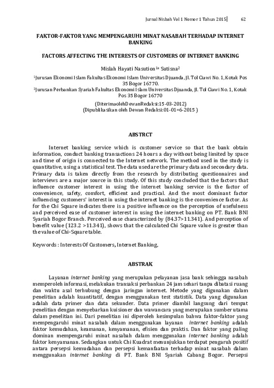 Faktor-faktor yang mempengaruhi minat nasabah terhadap internet banking.pdf