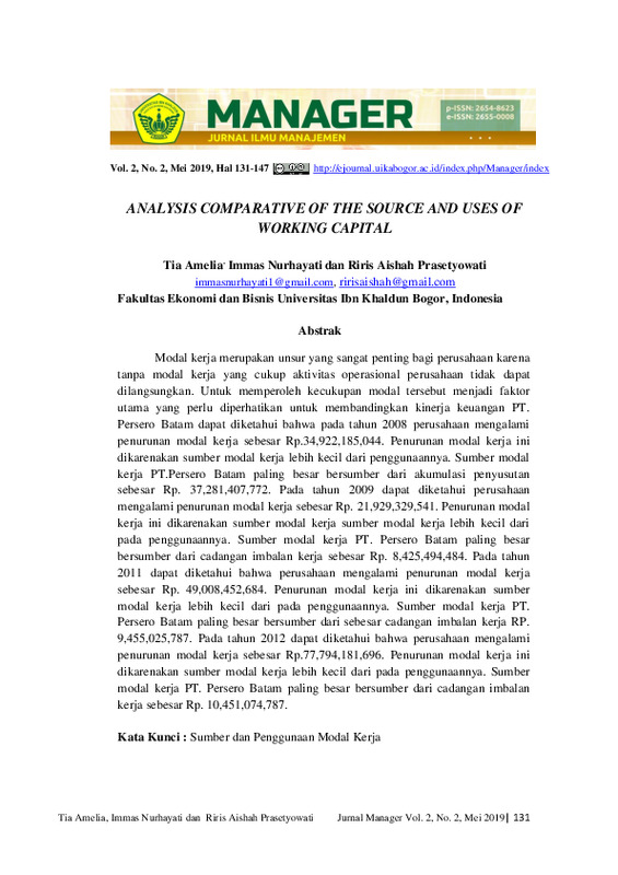 ANALYSIS COMPARATIVE OF THE SOURCE AND USES OF WORKING CAPITAL.pdf ANALYSIS COMPARATIVE OF THE SOURCE AND USES OF WORKING CAPITAL.pdf