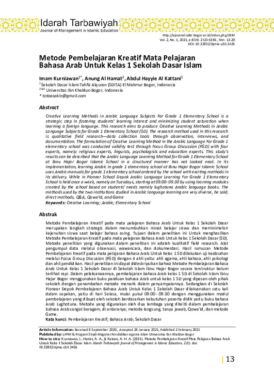 Metode Pembelajaran Kreatif Mata Pelajaran.pdf