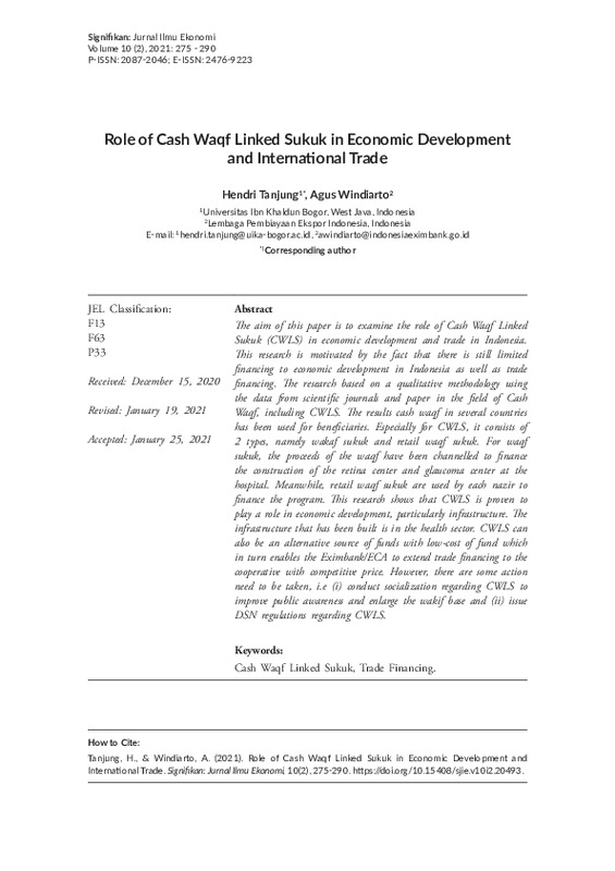 Role of Cash Waqf Linked Sukuk in Economic Development.pdf