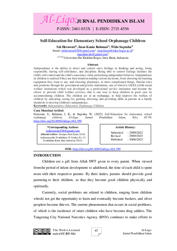 Self-Education for Elementary School Orphanage Children.pdf