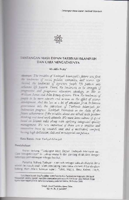antangan Masa Depan Tarbiyah Islamiyah dan Cara Mengatasinya.pdf antangan Masa Depan Tarbiyah Islamiyah dan Cara Mengatasinya.pdf