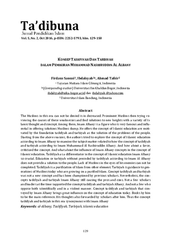 onsep Tashfiyah Dan Tarbiyah dalam Pemikiran Muhammad Nashiruddin Al Albany.pdf onsep Tashfiyah Dan Tarbiyah dalam Pemikiran Muhammad Nashiruddin Al Albany.pdf