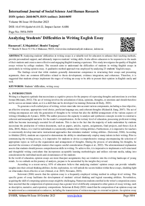 Analyzing Students’ Difficulties in Writing English Essay.pdf
