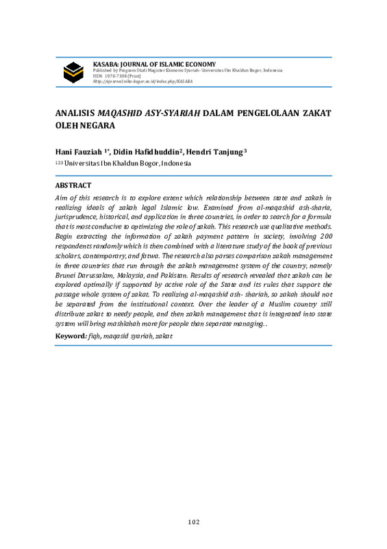 Analisis Maqashid Asy-Syariah Dalam Pengelolaan Zakat Oleh Negara.pdf