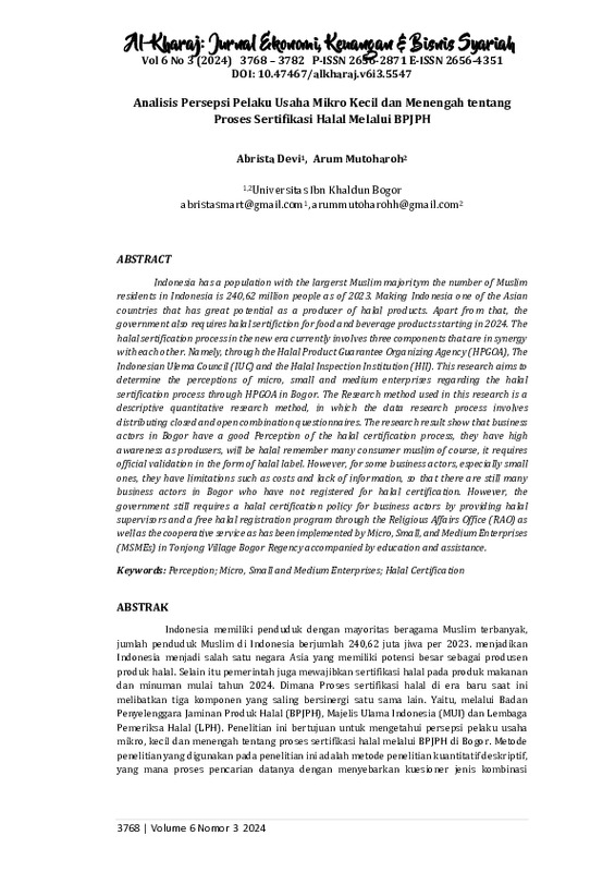 Analisis Analisis Persepsi Pelaku Usaha Mikro Kecil dan Menengah tentang Proses Sertifikasi Halal Melalui BPJPH.pdf