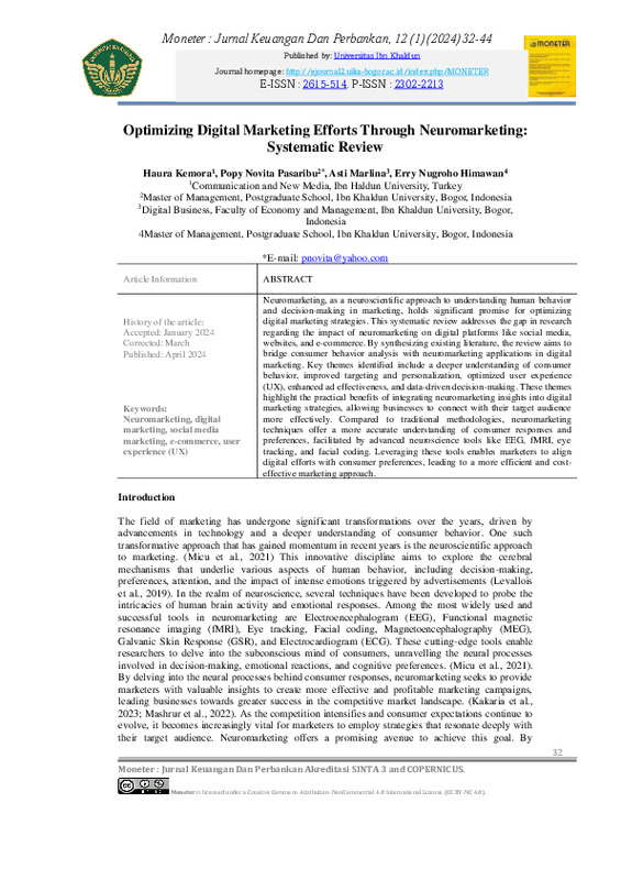 Optimizing Digital Marketing Efforts Through Neuromarketing Systematic Review.pdf