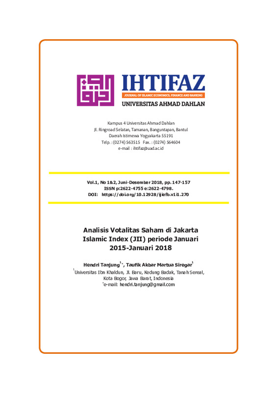 Analisis Votalitas Saham di Jakarta Islamic Index (JII) periode Januari 2015-Januari 2018.pdf