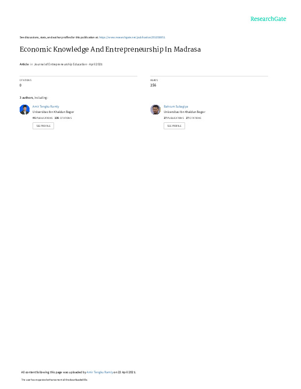 ECONOMIC KNOWLEDGE AND ENTREPRENEURSHIP IN MADRASA.pdf