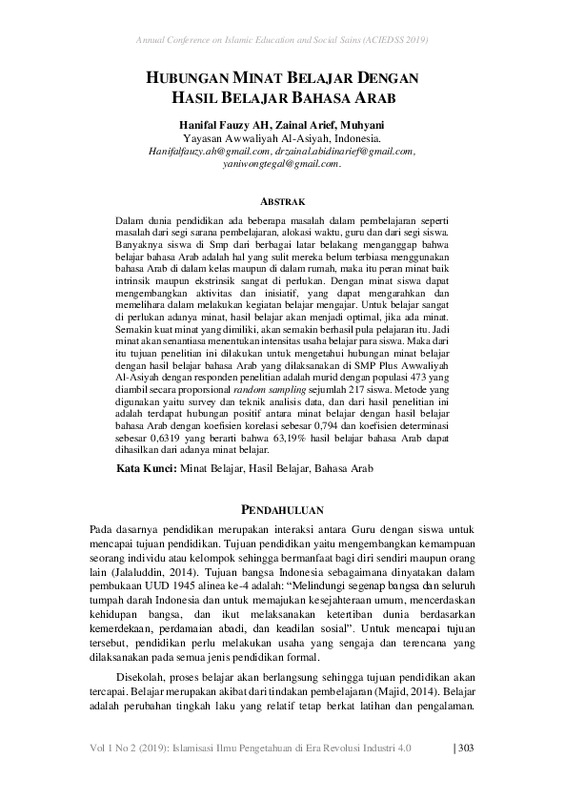 Hubungan Minat Belajar Dengan Hasil Belajar Bahasa Arab.pdf