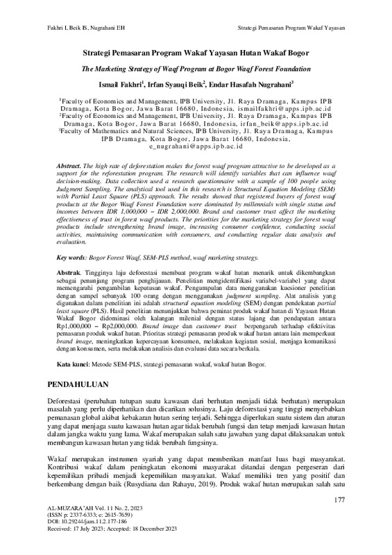 Strategi Pemasaran Program Wakaf Yayasan Hutan Wakaf Bogor.pdf
