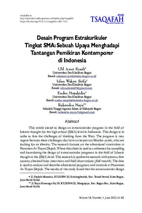 Desain Program Estrakurikuler Tingkat SMA Sebuah Upaya Menghadapi Tantangan Pemikiran Kontemporer di Indonesia.pdf