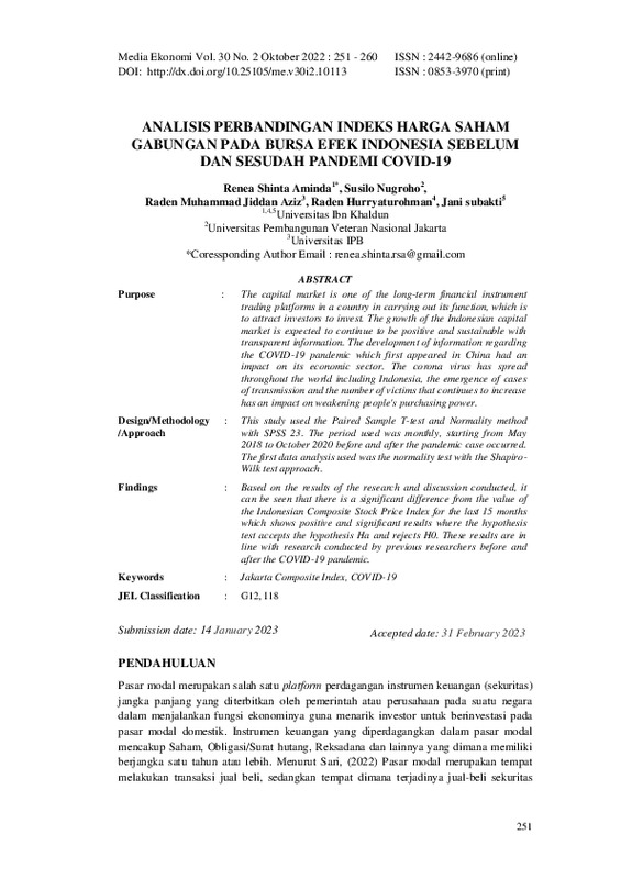 ANALISIS PERBANDINGAN INDEKS HARGA SAHAM GABUNGAN PADA BURSA EFEK INDONESIA SEBELUM DAN SESUDAH PANDEMI COVID-19.pdf ANALISIS PERBANDINGAN INDEKS HARGA SAHAM GABUNGAN PADA BURSA EFEK INDONESIA SEBELUM DAN SESUDAH PANDEMI COVID-19.pdf