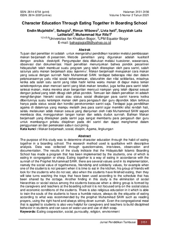 Character Education Through Eating Together In Boarding School.pdf