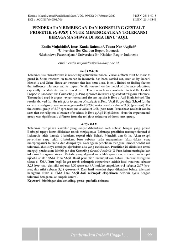PENDEKATAN BIMBINGAN DAN KONSELING GESTALT PROFETIK (G-PRO) UNTUK MENINGKATKAN TOLERANSI BERAGAMA SISWA DI SMA IBNU ‘ AQIL.pdf PENDEKATAN BIMBINGAN DAN KONSELING GESTALT PROFETIK (G-PRO) UNTUK MENINGKATKAN TOLERANSI BERAGAMA SISWA DI SMA IBNU ‘ AQIL.pdf