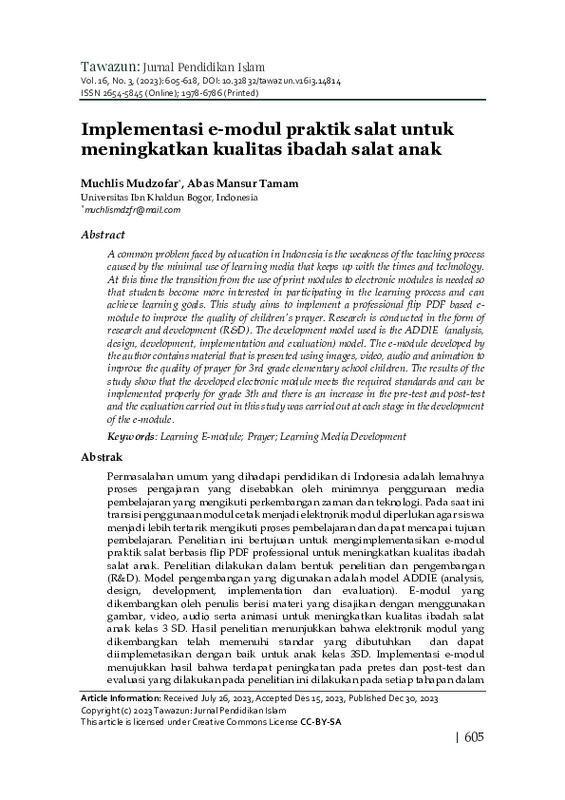 Implementasi e-modul praktik salat untuk meningkatkan kualitas ibadah salat anak.pdf