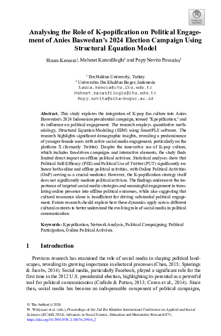 Analysing the Role of K-popification on Political Engagement of Anies Baswedan’s 2024 Election Campaign Using Structural Equation Model.pdf