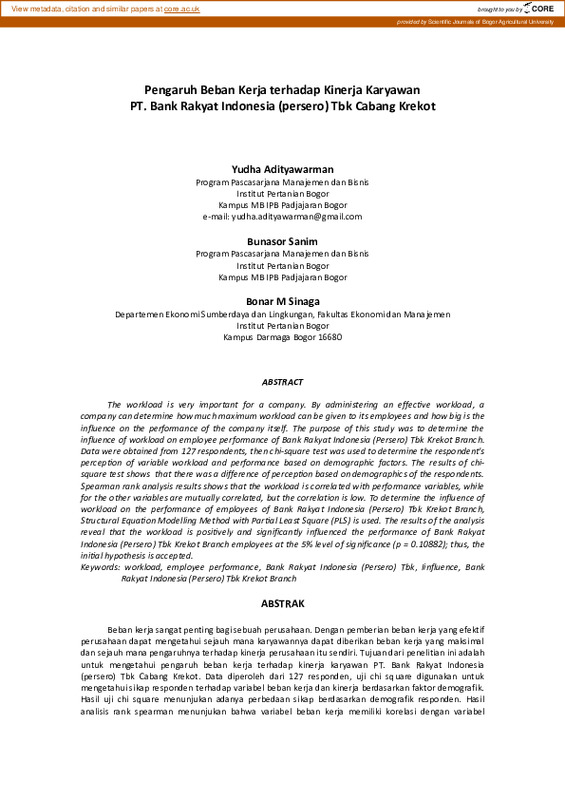 Pengaruh Beban Kerja terhadap Kinerja Karyawan.pdf Pengaruh Beban Kerja terhadap Kinerja Karyawan.pdf