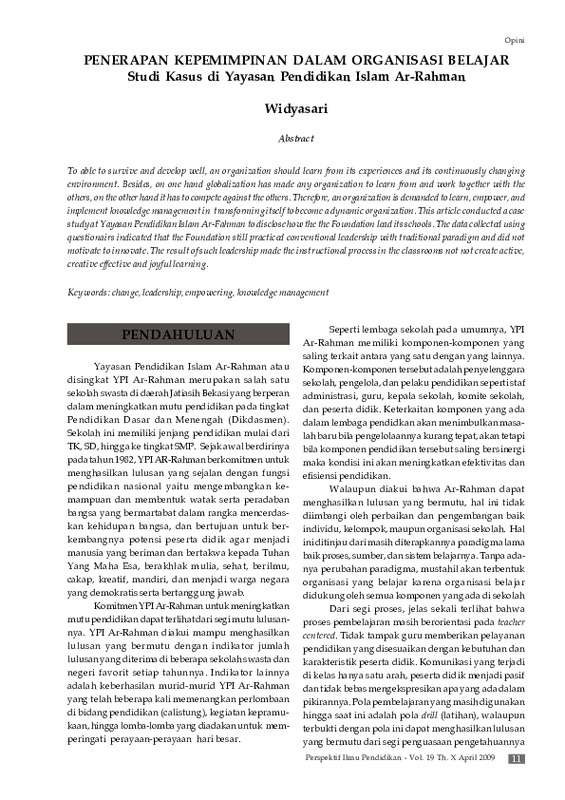 Studi Kasus di Yayasan Pendidikan Islam Ar-Rahman.pdf Studi Kasus di Yayasan Pendidikan Islam Ar-Rahman.pdf