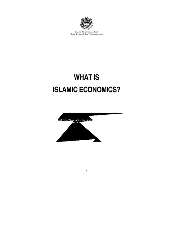 What is Islamic Economics.pdf
