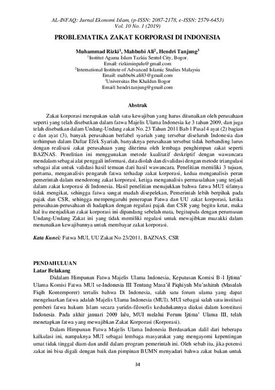 Problematika Zakat Korporasi Di Indonesia.pdf