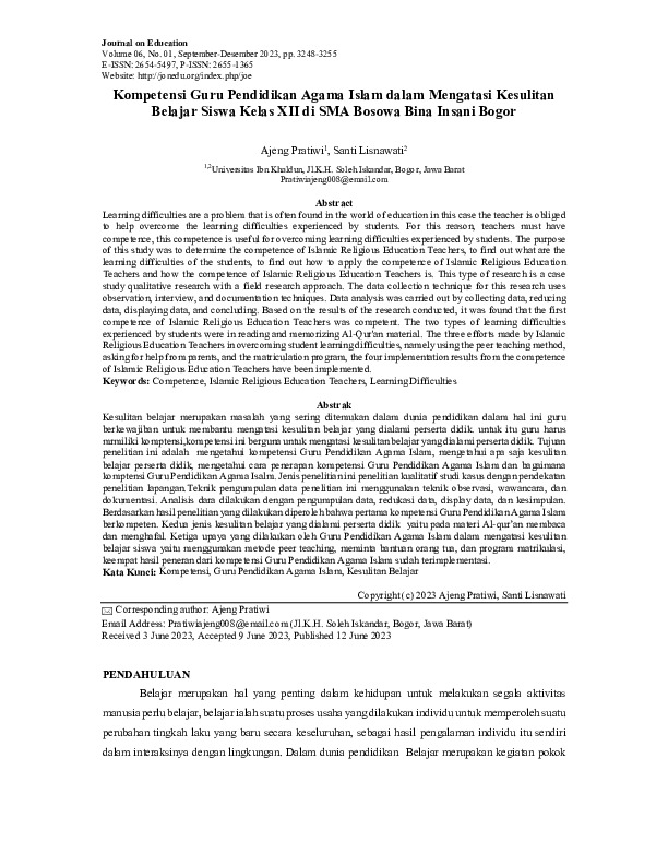 Kompetensi Guru Pendidikan Agama Islam dalam Mengatasi Kesulitan Belajar Siswa Kelas XII di SMA Bosowa Bina Insani Bogor.pdf