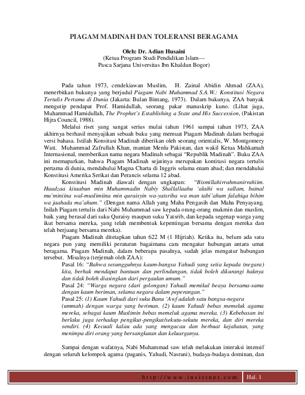 Piagam madinah dan toleransi beragama.pdf