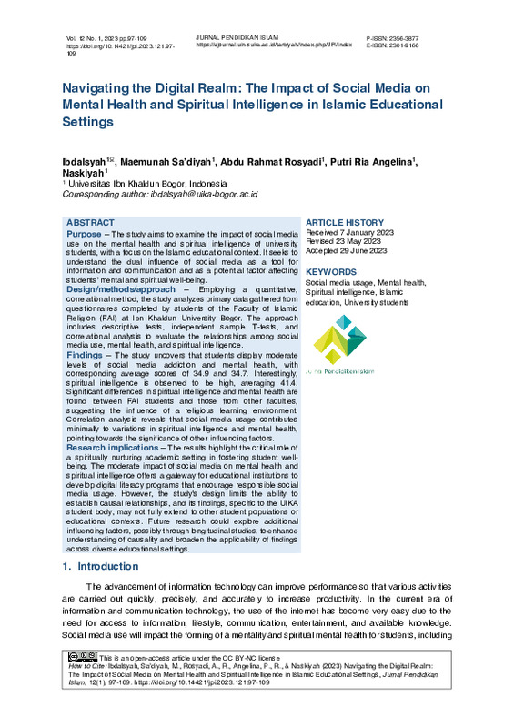 Navigating the Digital Realm The Impact of Social Media on Mental Health and Spiritual Intelligence in Islamic Educational Settings.pdf