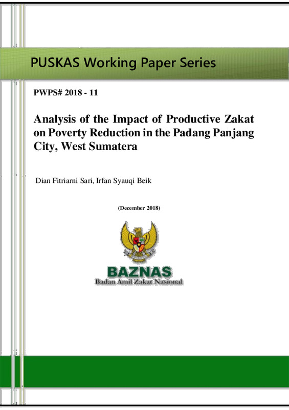 Analysis of the Impact of Productive Zakat on Poverty Reduction in the Padang Panjang City, West Sumatera.pdf
