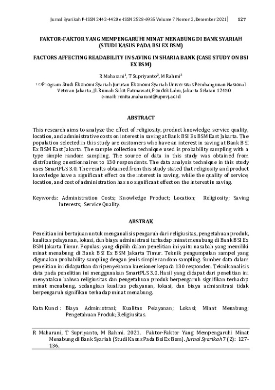 Faktor-Faktor Yang Mempengaruhi Minat Menabung Di Bank Syariah(Studi Kasus Di Bsi Ex Bsm).pdf