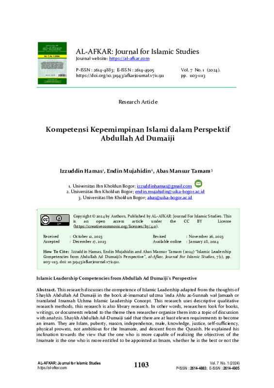 Islamic Leadership Competencies from Abdullah Ad Dumaiji's Perspective.pdf