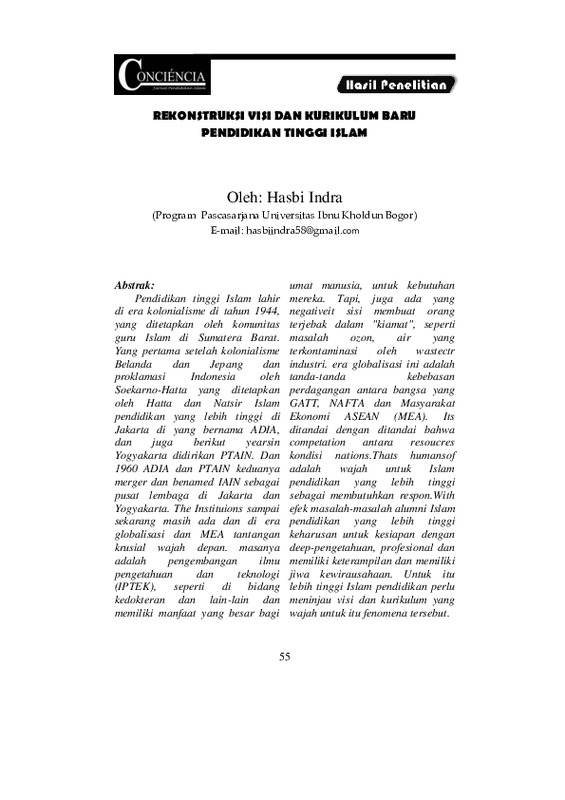 REKONSTRUKSI VISI DAN KURIKULUM BARU PENDIDIKAN TINGGI ISLAM.pdf