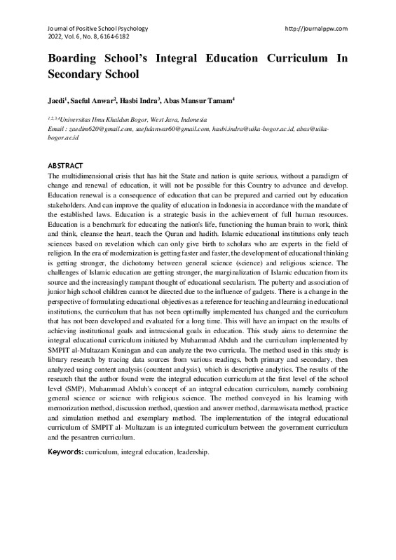 Boarding School’s Integral Education Curriculum In Secondary School.pdf