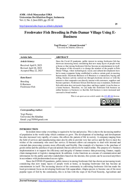Freshwater Fish Breeding in Pulo Damar Village Using E-Business.pdf