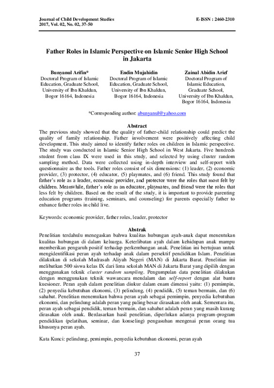 Father Roles in Islamic Perspective on Islamic Senior High School in Jakarta.pdf