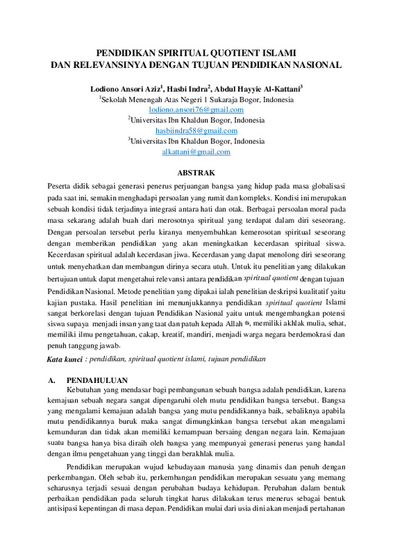 14 PENDIDIKAN SPIRITUAL QUOTIENT ISLAMI DAN RELEVANSINYA DENGAN TUJUAN PENDIDIKAN NASIONAL.pdf
