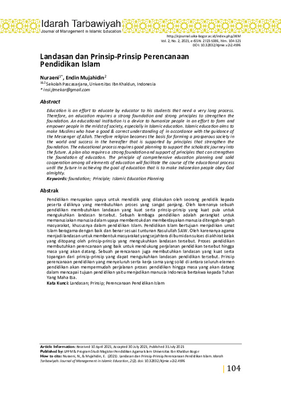 Landasan dan Prinsip-Prinsip Perencanaan Pendidikan Islam.pdf