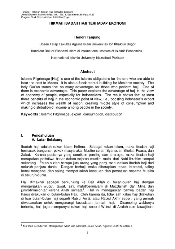 Hikmah Ibadah Haji Terhadap Ekonomi.pdf