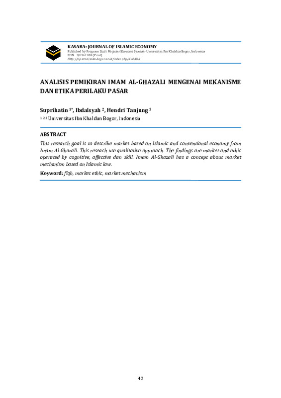 Analisis Pemikiran Imam Al-Ghazali Mengenai Mekanisme dan Etika Perilaku Pasar.pdf
