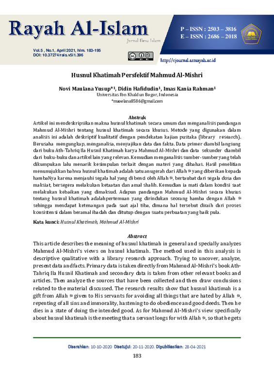 Husnul Khatimah Persfektif Mahmud Al-Mishri.pdf