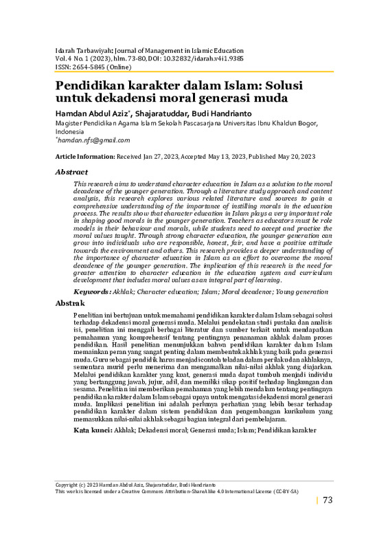 Pendidikan karakter dalam Islam Solusi untuk dekadensi moral generasi muda.pdf