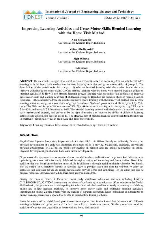 Improving Learning Activities and Gross Motor Skills Blended Learning with the Home Visit Method.pdf Improving Learning Activities and Gross Motor Skills Blended Learning with the Home Visit Method.pdf