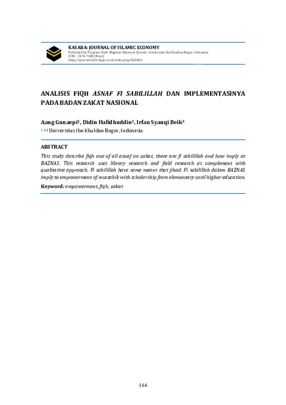 Analisis Fiqh Asnaf Fi Sabilillah Dan Implementasinya Pada Badan Zakat Nasional.pdf