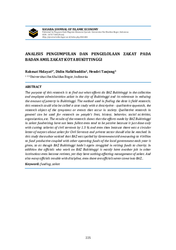 ANALISIS PENGUMPULAN DAN PENGELOLAAN ZAKAT PADA BADAN AMIL ZAKAT KOTA BUKITTINGGI.pdf