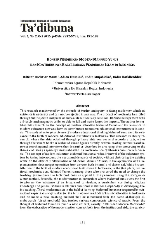 Konsep Pendidikan Modern Mahmud Yunus dan Kontribusinya Bagi Lembaga Pendidikan Islam di Indonesia.pdf