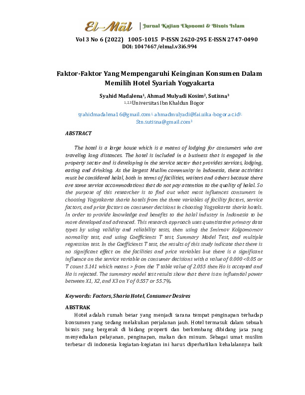 Faktor-Faktor Yang Mempengaruhi Keinginan Konsumen Dalam Memilih Hotel Syariah Yogyakarta.pdf Faktor-Faktor Yang Mempengaruhi Keinginan Konsumen Dalam Memilih Hotel Syariah Yogyakarta.pdf