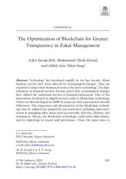 The optimization of blockchain for greater transparency in zakat management.pdf