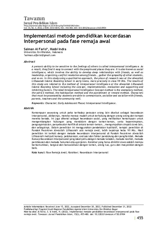 Implementasi metode pendidikan kecerdasan interpersonal pada fase remaja awal.pdf