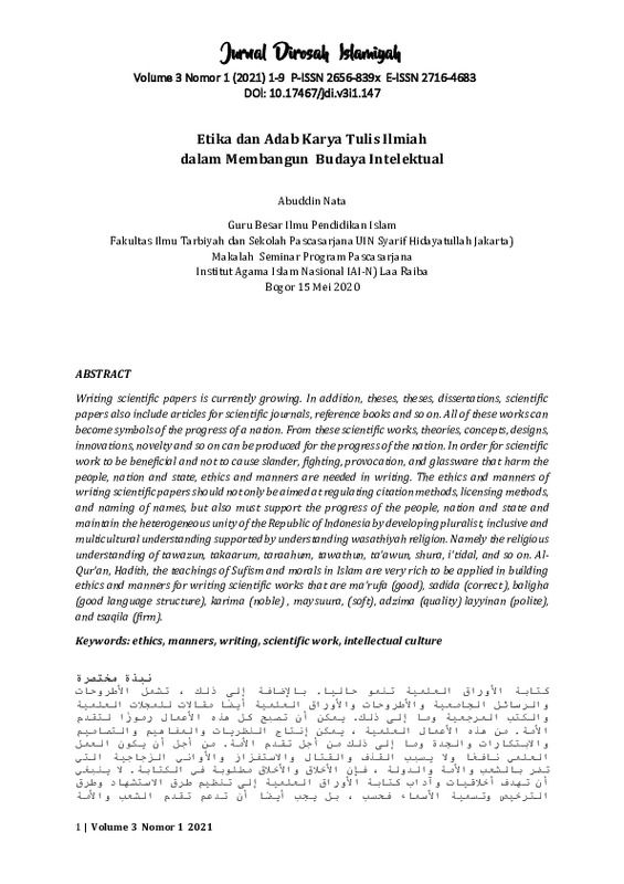 Etika dan Adab Karya Tulis Ilmiah Dalam Menbangun Budaya Intelektual.pdf